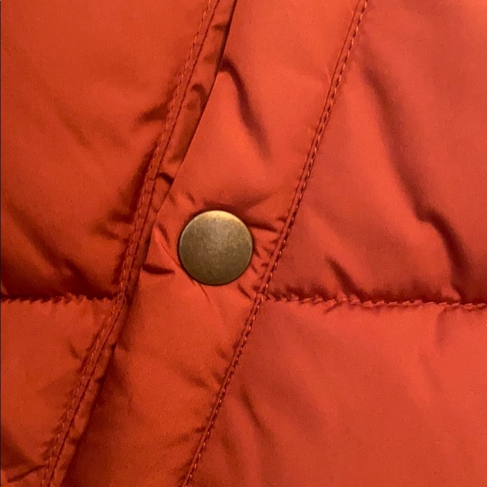 Terracotta color puffer jacket - Picture 5 of 5